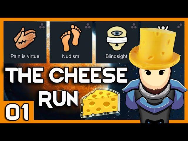 RimWorld: The Cheese Run [500%, No Pause, All Exploits, Blindsight, Nudism  | Part 1]