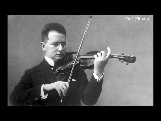 Carl Flesch (violin) - Prayer 'Vouchsafe, O Lord' ('Te Deum,' HWV 283 - Handel-Flesch) (1928)