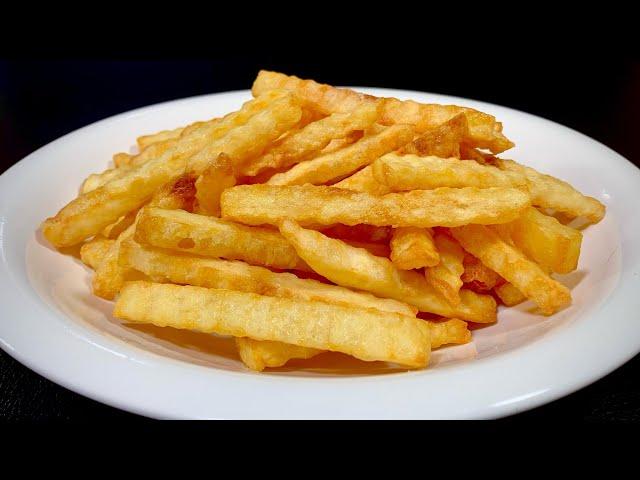 Fried potato chips, remember not to fry directly in the pot, do a few more steps, the crispy and swe