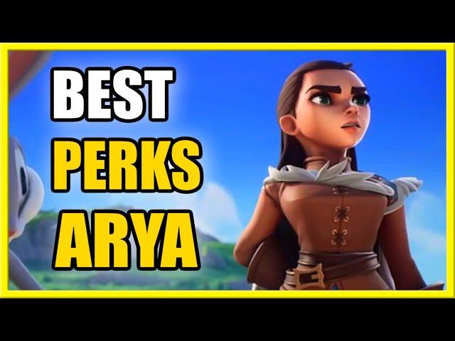 Best Perks for ARYA Stark in MultiVersus for ATTACKS (Building Tutorial)