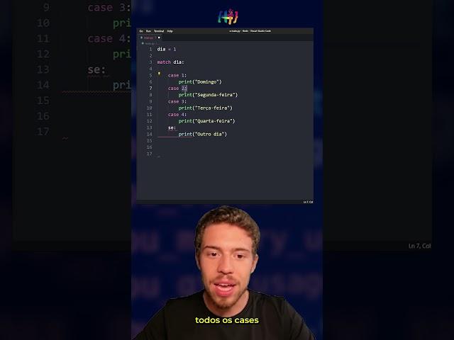 Não faça mais vários ifs em Python | #shorts