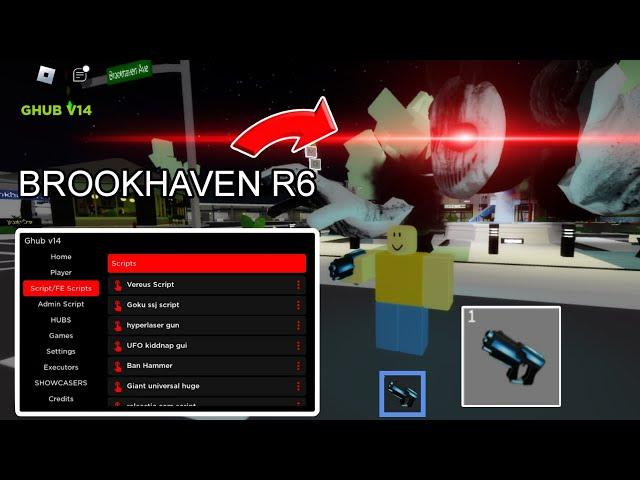 Brookhaven R6 GHUB V14 Versus Gui Script Hub |Hydrogen,fluxus,Arceus x Mobile