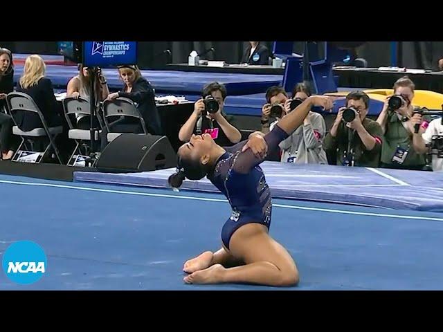 Jordan Chiles - Floor at 2022 NCAA gymnastics semifinals