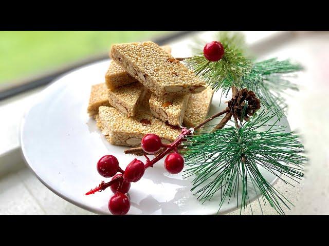 Pasteli (Sesame Bars) - Baking with Dimi