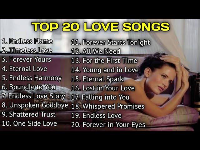 Top 20 Love Songs - with Lyrics