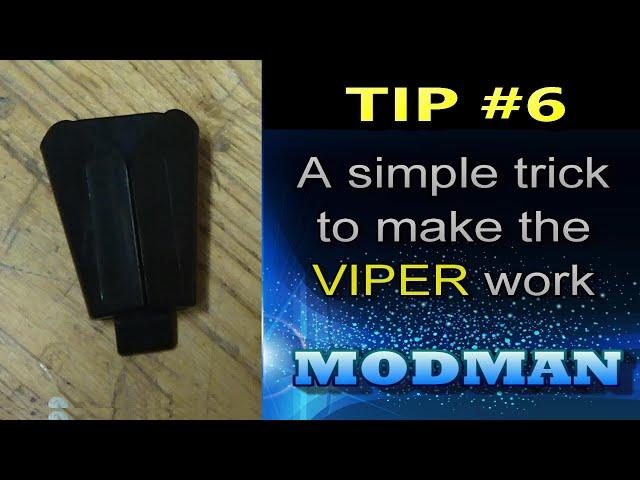 Tip #6 A simple trick to make the VIPER towel holder work briliantly