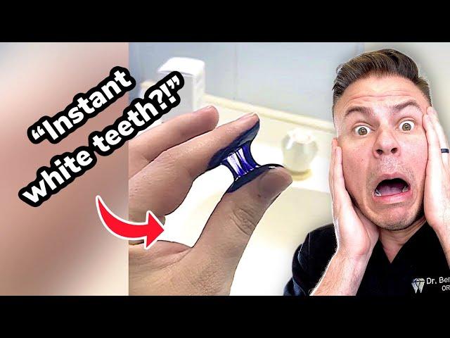 Can This Purple Toothpaste Whiten Your Teeth INSTANTLY?! #shorts