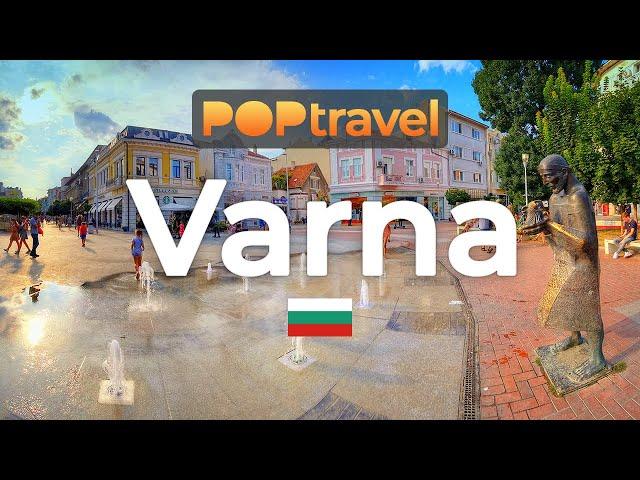 VARNA, Bulgaria - Evening Tour - 4K 60fps (UHD)