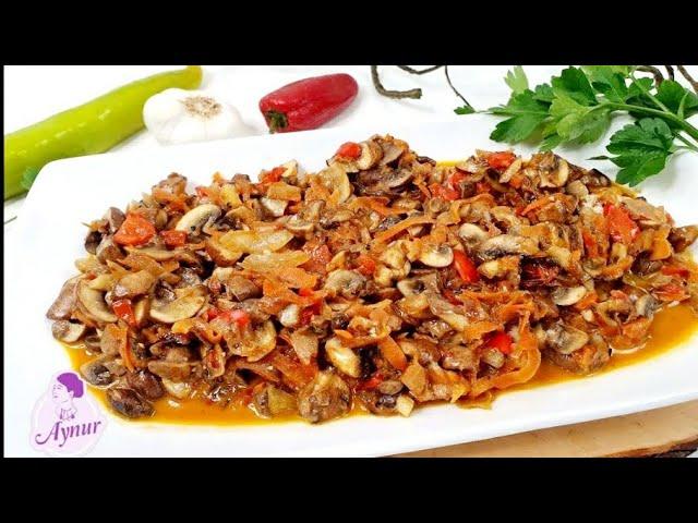 Blitzrezept I Champignonpfanne in nur 5 Minuten fertig I Gemüse Rezepte I