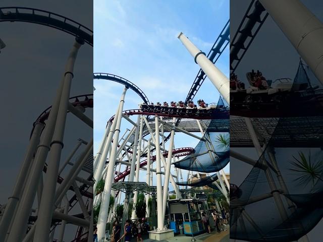 Monster Roller Coaster! #rollercoaster #tourism #travel #universalstudios #slowmotion