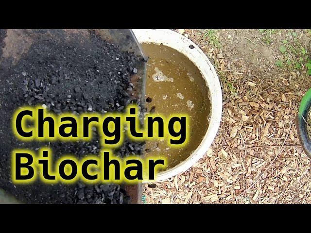 How to charge biochar