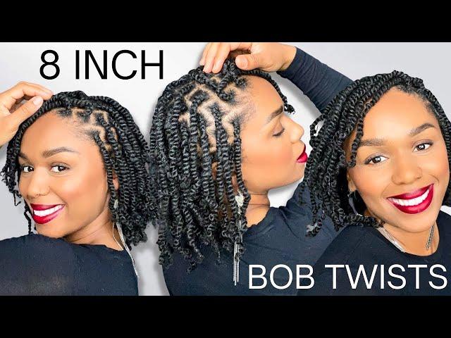 QUICK and EASY  BOB SPRING TWISTS | 8 INCHES | $10 Protective Style