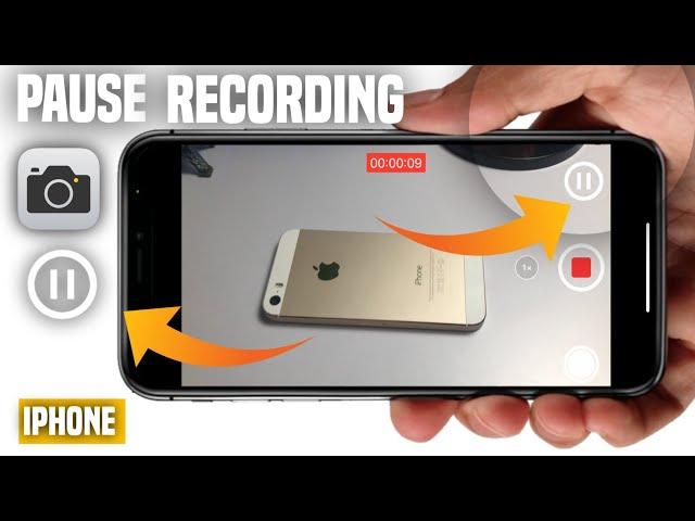 How To Pause Video Recording On iPhone | How To Pause Video Recording in iPhone 13/12/11/x/7/6/8 All