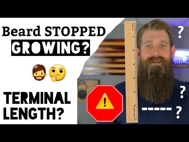 Beard Growth Stopped? Terminal Length!?