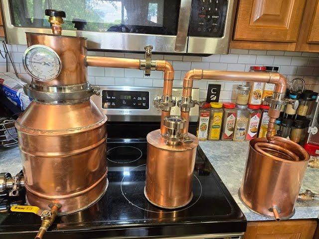 All Copper Stove Top Likker Still