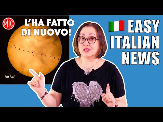 ITALIAN NEWS for Beginners | Learn Italian with the News Easy Edition