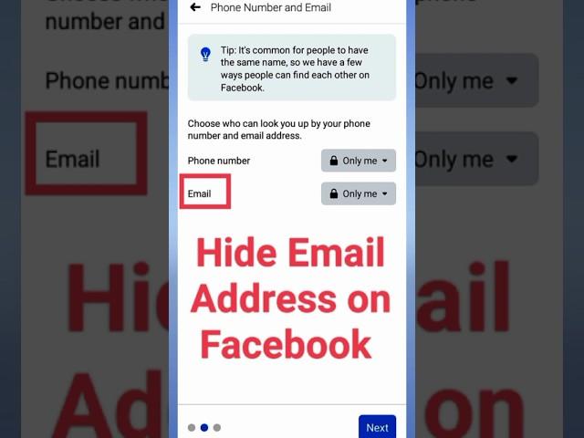 how to hide email address on Facebook/ who can see my email address on Facebook