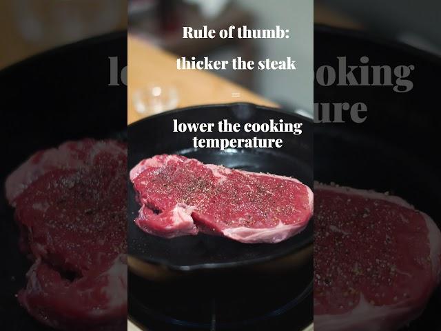 How To Cook a Perfect Medium Rare Steak | #shorts