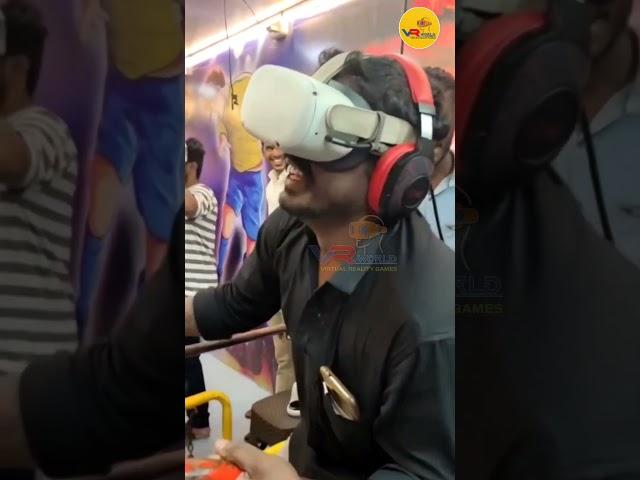 Funny virtual reality game reaction  #vrworld #velankanni #funny #comedy #trending #vrgamingfun