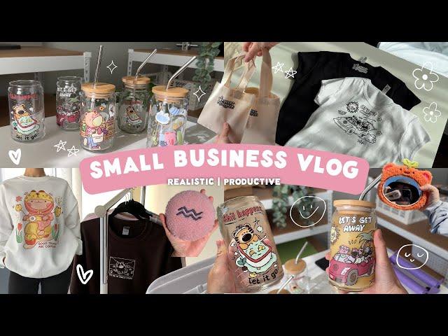 reality of running a small biz from home  organize inventory | prevent burnout | shop launch prep