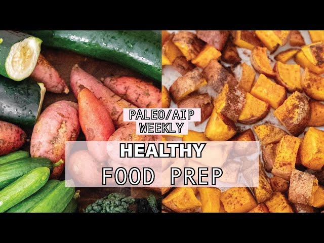 HEALTHY WEEKLY FOOD PREP | paleo, vegan, AIP, gluten free, dairy free, refined sugar free #SHORTS