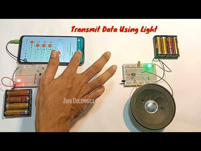 LED Music Transmitter | Best science project #scienceproject #diy #ledprojects