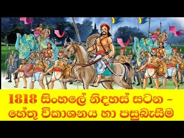 1818 සිංහලේ නිදහස් සටන - ⁣හේතු විකාශනය හා පසුබැසීම