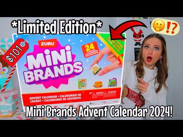 UNBOXING A GIANT *LIMITED EDITION* MINI BRANDS ADVENT CALENDAR 2024!!🫢⁉️(24 MYSTERY BOXES!!)