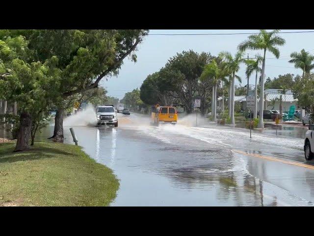 FIRST LOOK AFTER HELENE: Sanibel flooded from surge