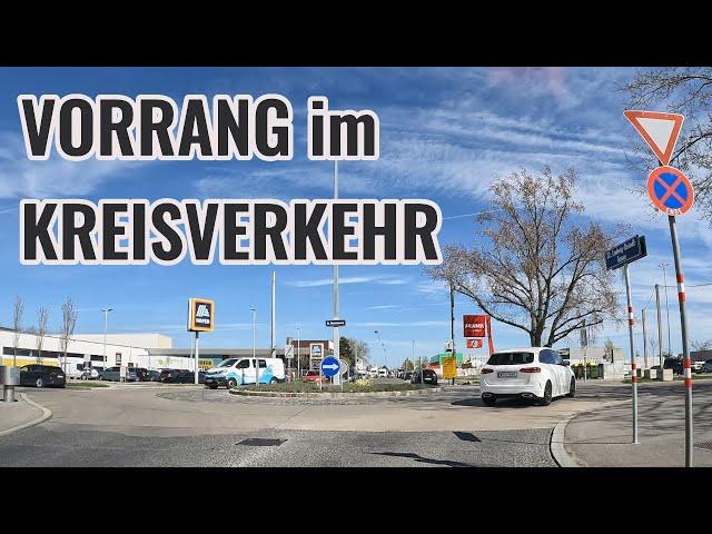 Vorrang im Kreisverkehr  |  Fahrschule - Basics  |  Fahrlehrer Niko