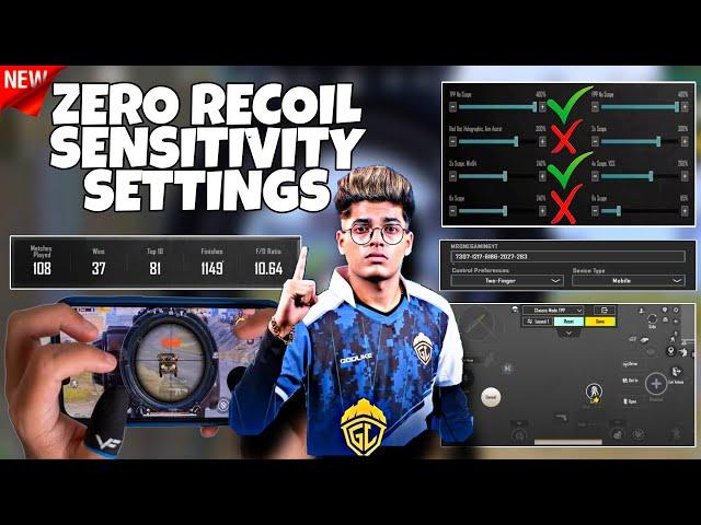 3.5 UPDATEBEST SENSITIVITY CODE + CONTROL SETTINGS PUBG MOBILE/BGMI