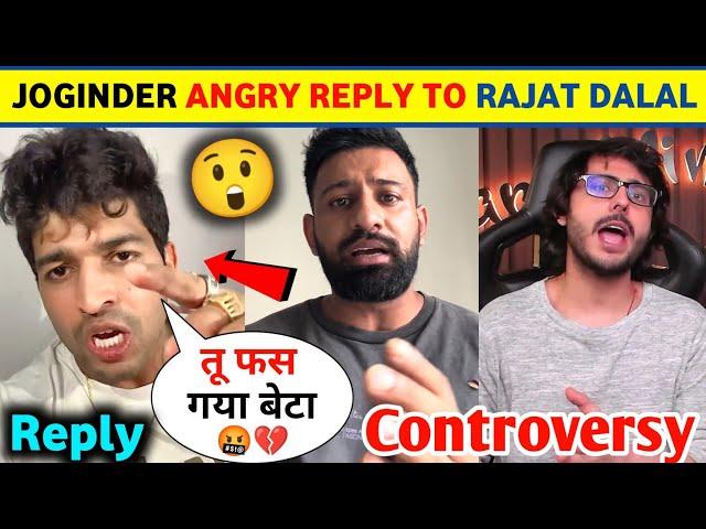 Joginder "REPLY" to Rajat Dalal and Support Carryminati | Rajat Dalal Vs Carryminati Controversy