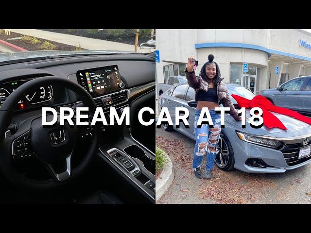 i bought my dream car at 18! 2022 Honda Accord Sport 2.0T + car tour!