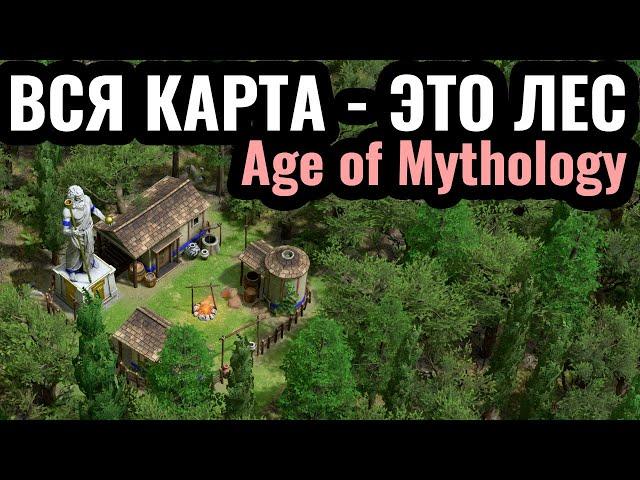 ВПЕРВЫЕ: Вся карта - это ЛЕС в Age of Mythology: Retold