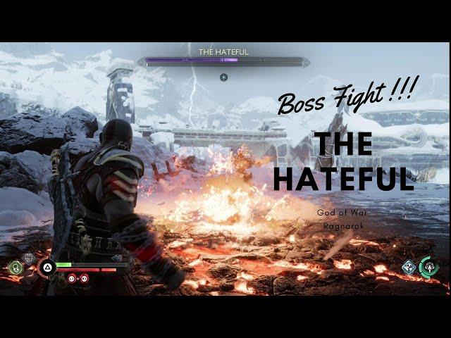 The Hateful: Unveiling the Fiery Fight : God of War Ragnarok