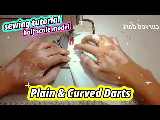  How to Sew Plain & Curved Darts × Sewing 101 for Beginners × Sewing Tutorial