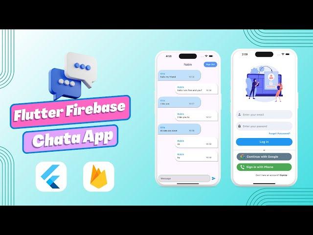 Flutter Chat App With Firebase || Chat App Flutter