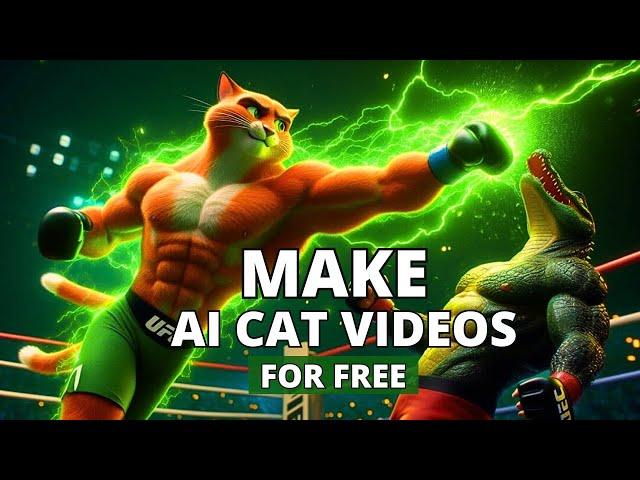 Make unlimited CAT VIDEOS & SHORTS for YouTube with ai