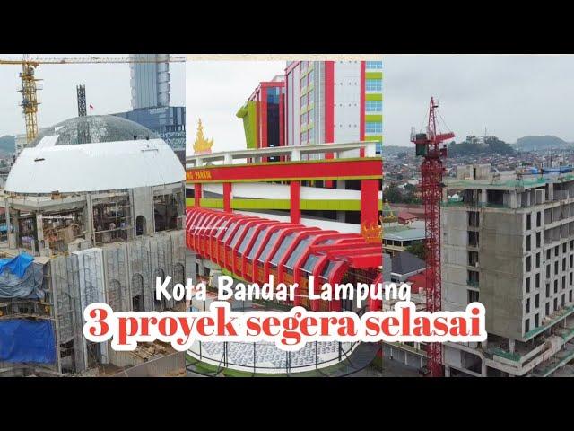 Makin modern KOTA BANDAR LAMPUNG, JPO-Mini GOR-Masjid Al Bakrie - hotel Azana