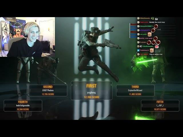 XQC PLAYS STAR WARS BATTLEFRONT II W/ FRIENDS
