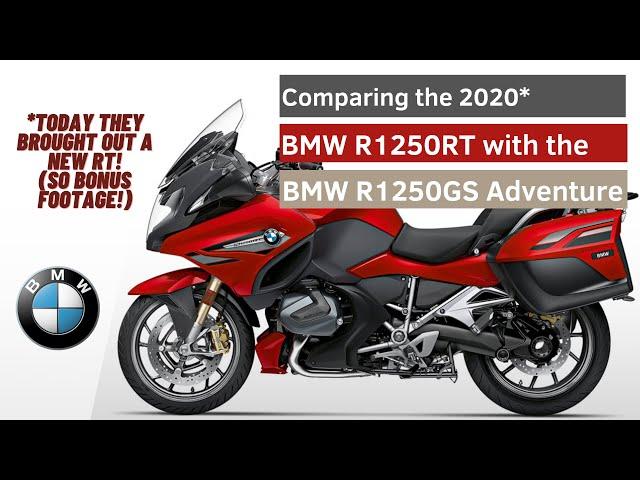 Compare the 2020 BMW R1250RT with my BMW R1250GS Adventure (Ride and Review)