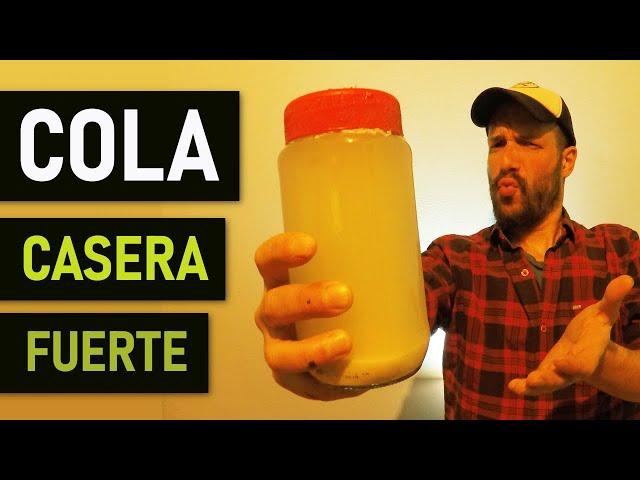  Como hacer COLA CASERA  de carpintero, PEGAMENTO para manualidades, como hacer pegamento casero