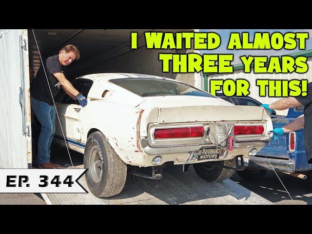 Dropping Off The Shelby Mustang Fastback Drag Car at Billups Classic Cars!