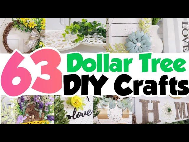 63 AMAZING Dollar Tree DIY Crafts For Home Decor