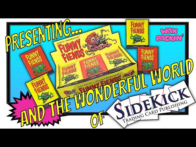 PRESENTING FUNNY FIENDS TRADING CARDS & THE WONDERFUL WORLD OF SIDEKICK LAB!!