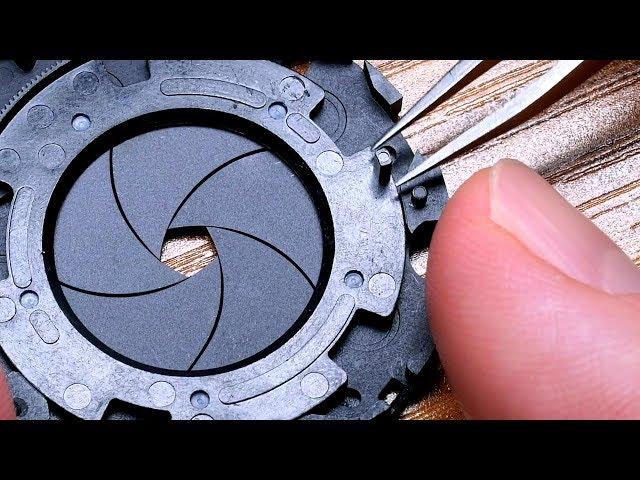 How The Lens Aperture Mechanism Works In Detail - How It Works Canon 50mm f1.8 II