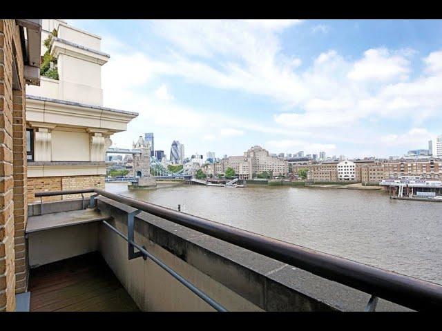 Inside A Spacious Waterfront Apartment with Panoramic Views of Tower Bridge and the River Thames