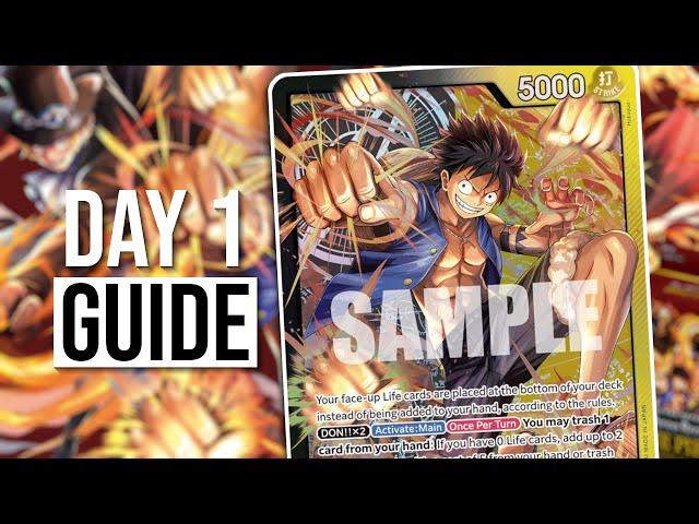 BY LUFFY ST-13 Release Day GUIDE | One Piece Card Game