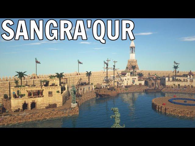 Building a Medieval Minecraft Habour for Sangra'Qur