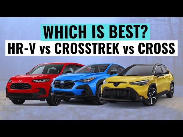 2024 Subaru Crosstrek VS Toyota Corolla Cross VS Honda HR-V Comparison Review